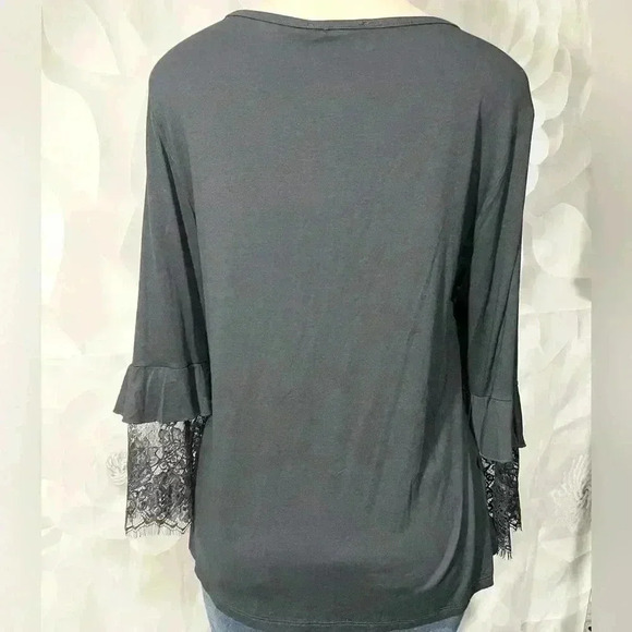 Milan Kiss Womens Black Blouse - Picture 2 of 9